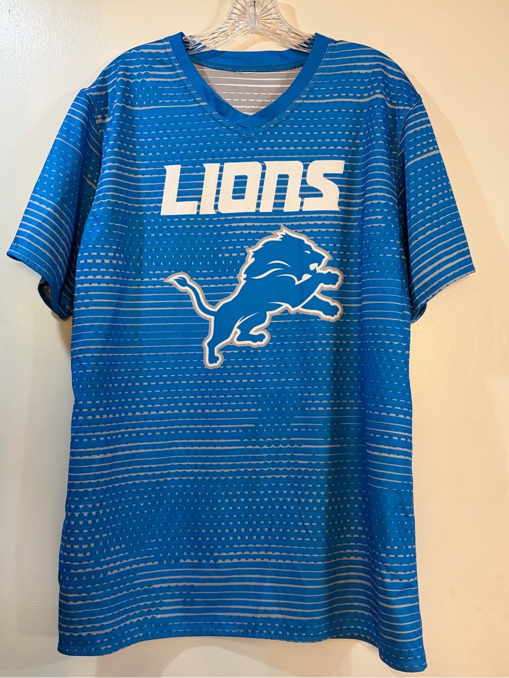 Detroit Lions Reversible NFL Flag Football Jersey Adult Sz XL